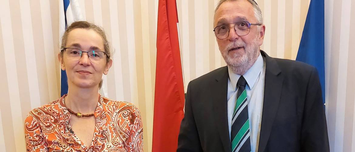Brazília nagykövetét fogadta ma a Mazsihisz elnöke